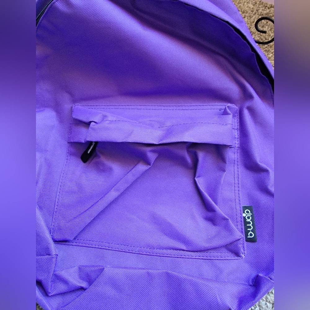 Purple backpack - Picture 6 of 6